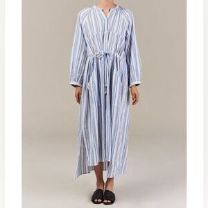 Apiece Apart Constantina Shirt Dress in Seaside Blue size 2